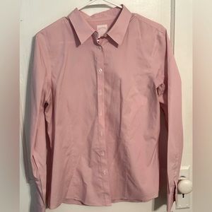 Women’s BROOKS BROTHERS mauve button-down dress shirt size 14 tailored fit